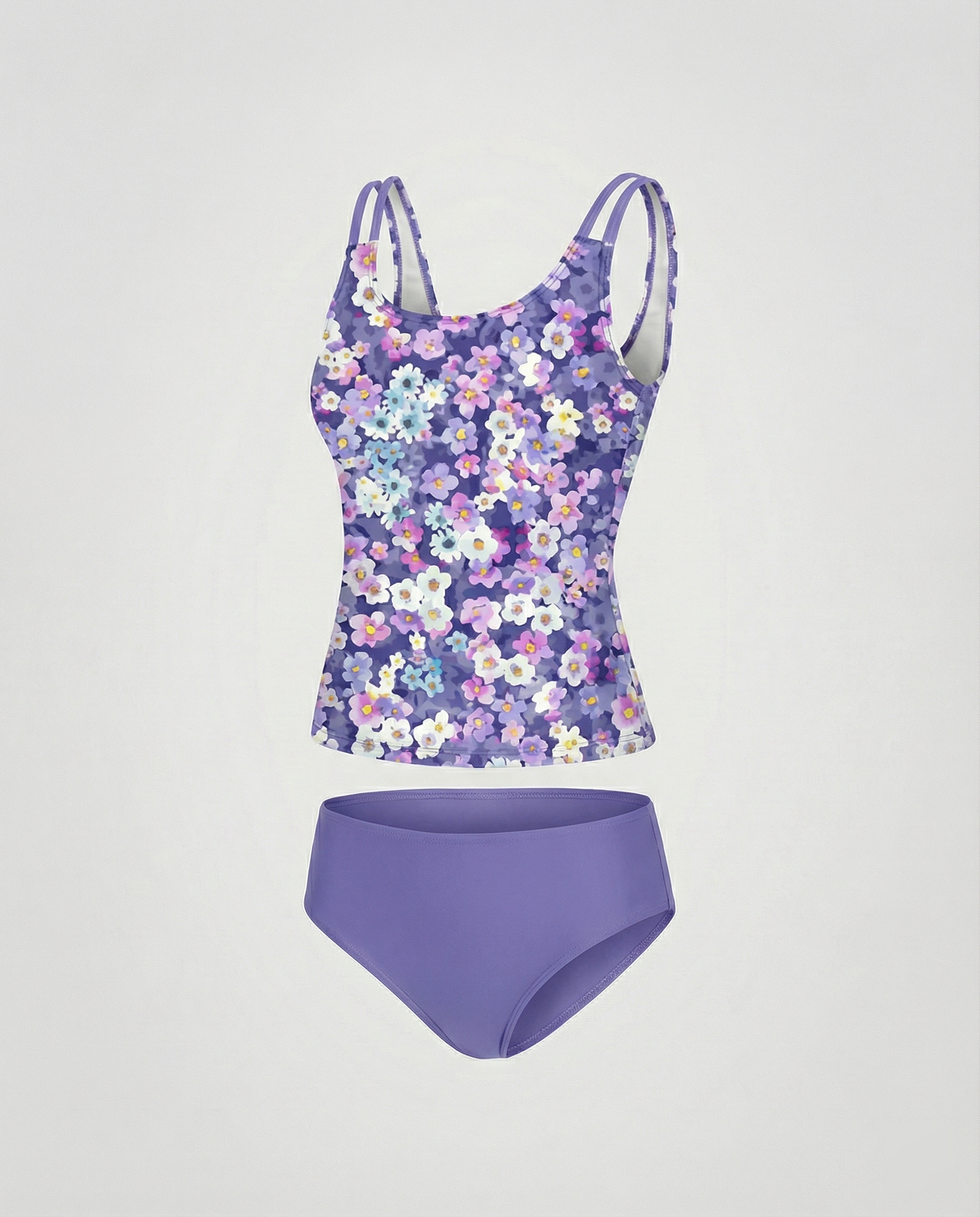Tankini maillot de bain pour femme à Imprimé Chic