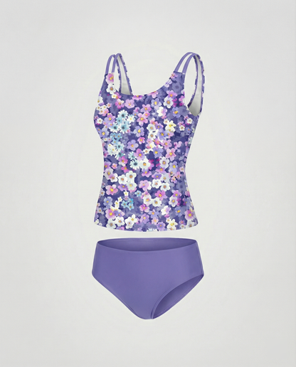 Tankini maillot de bain pour femme à Imprimé Chic