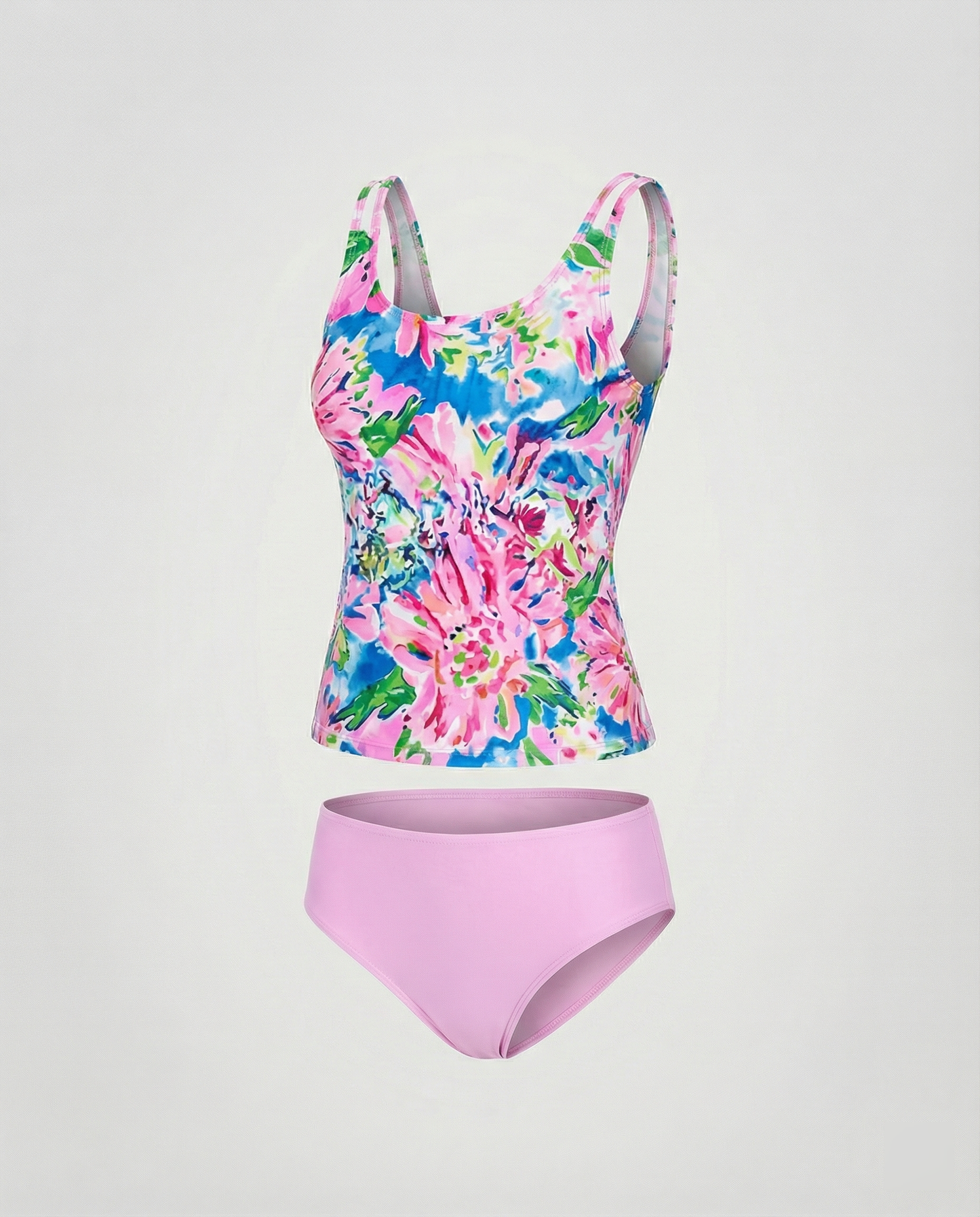Tankini maillot de bain pour femme à Imprimé Chic
