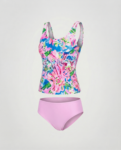 Tankini maillot de bain pour femme à Imprimé Chic