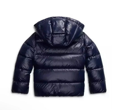 Lightweight Puffer Jacket with Hood and Water-Resistant Fabric for Women