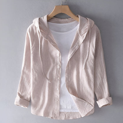 Camicia leggera a maniche lunghe