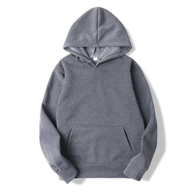 Hoodie sweat à capuche uni basique