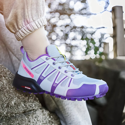 Leichte, bequeme Damen-Wanderschuhe in Violett