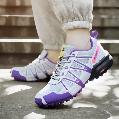 Leichte, bequeme Damen-Wanderschuhe in Violett