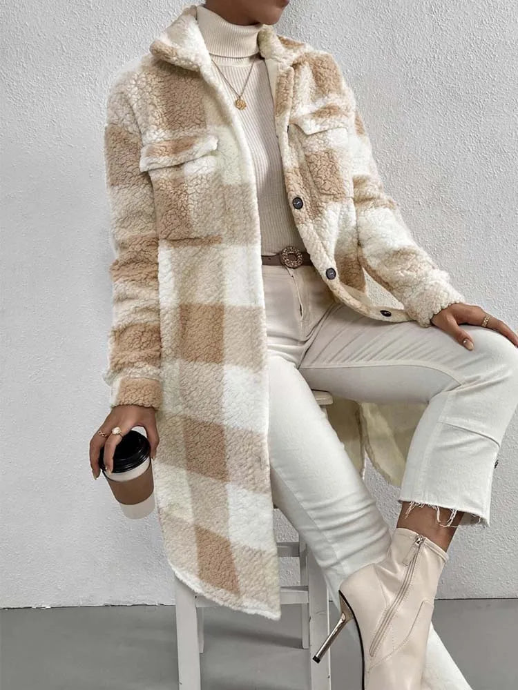 Cappotto teddy oversize chic