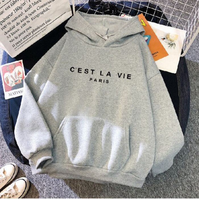 Hoodie sweat à capuche casual