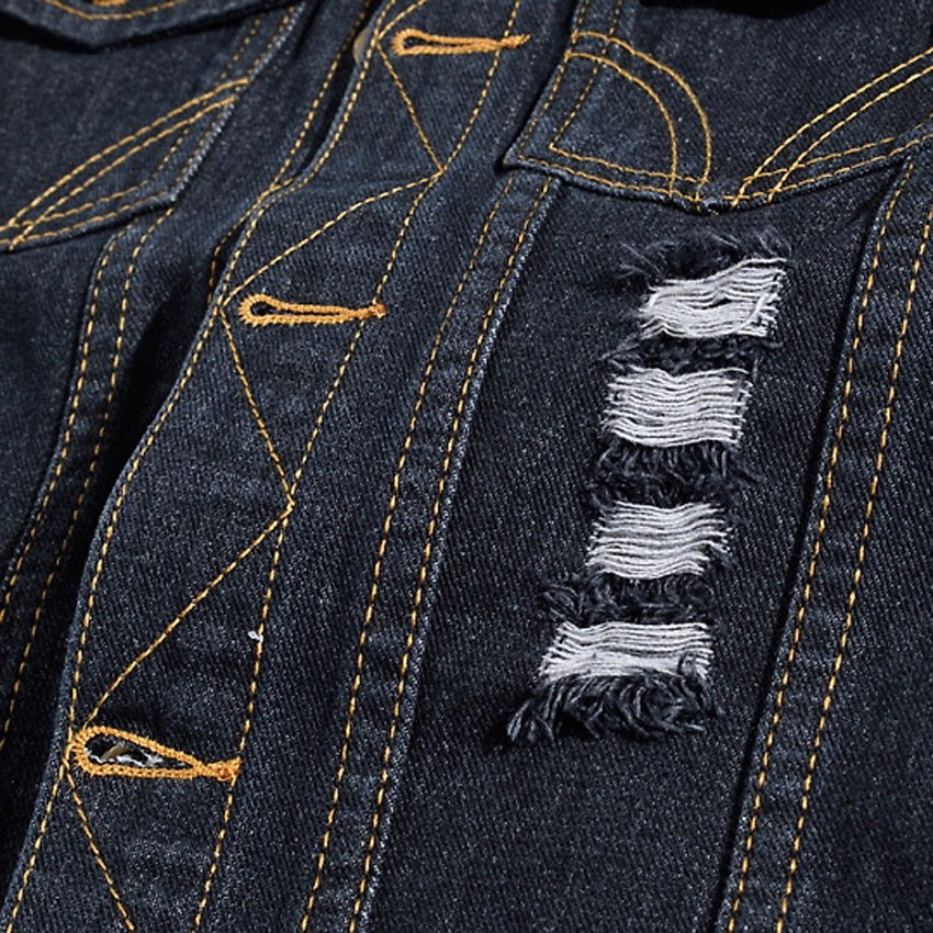Veste en denim moderne à coupe flatteuse
