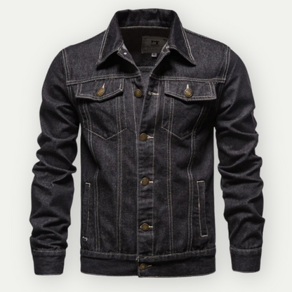 Veste en denim classique ajustable