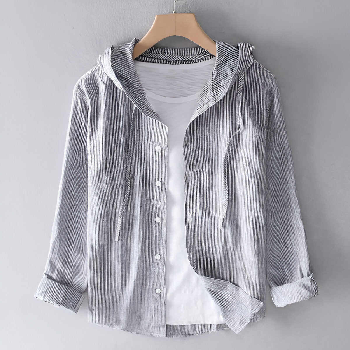 Camicia leggera a maniche lunghe