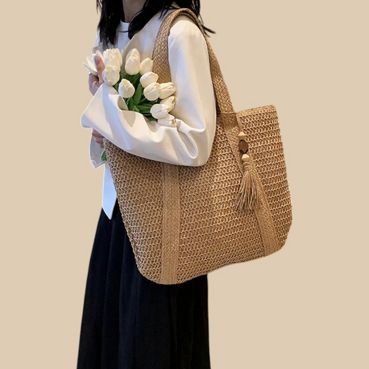 Orlisse - Sac bandoulière avec pompon pour femme - Élégance et praticité au quotidien