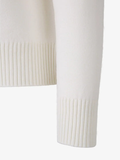 Pull confortable chic avec motif cœur