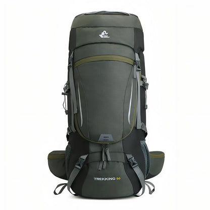 Zaino da Trekking 60 Litri Leggero e Confortevole per Avventure