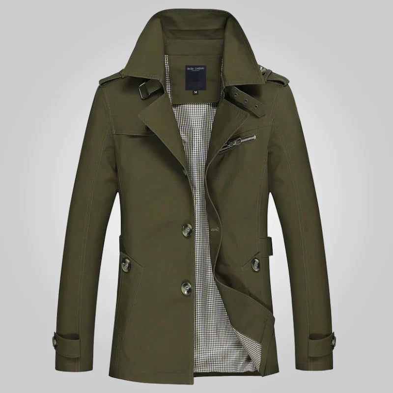 Trench pour femme ou homme mi-long classique