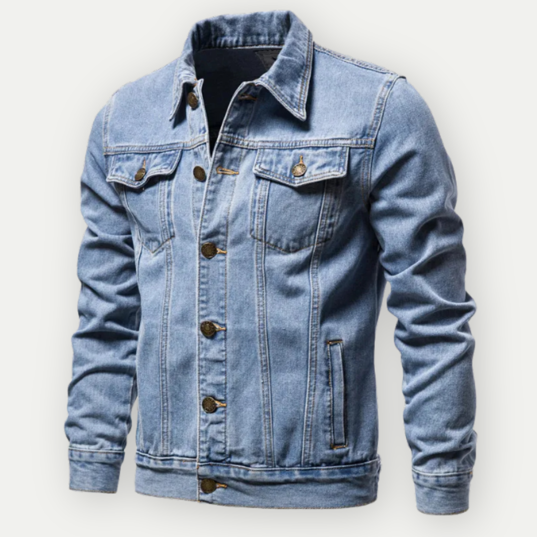 Veste en denim classique ajustable