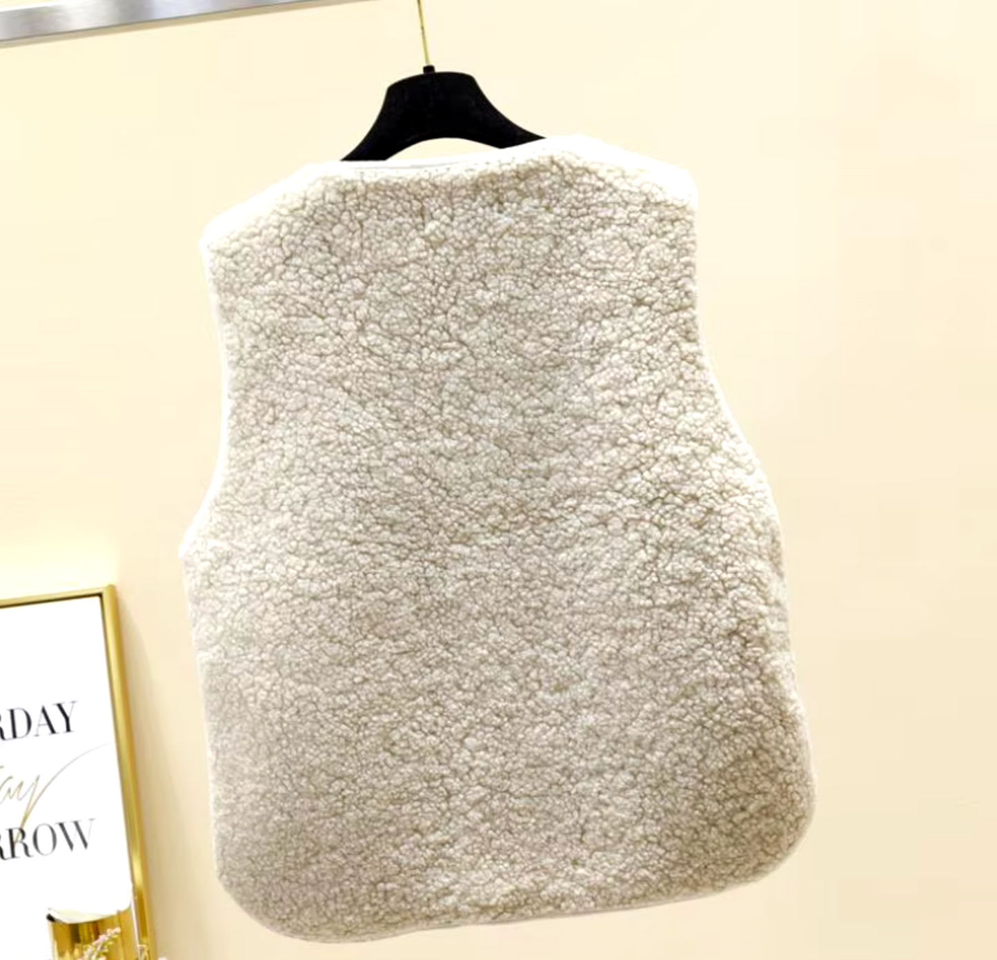 Veste sans manches chic en fleece premium