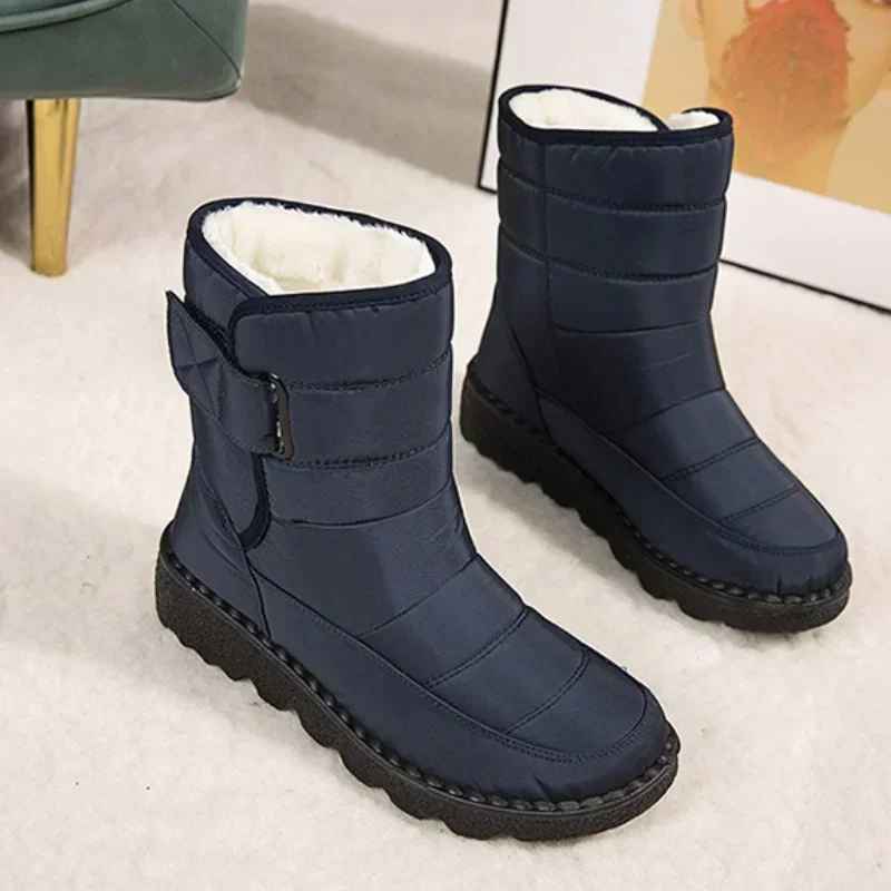 Bottes matelassées fourrées