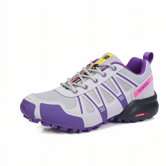 Scarpe da trekking leggere per donna in viola comode