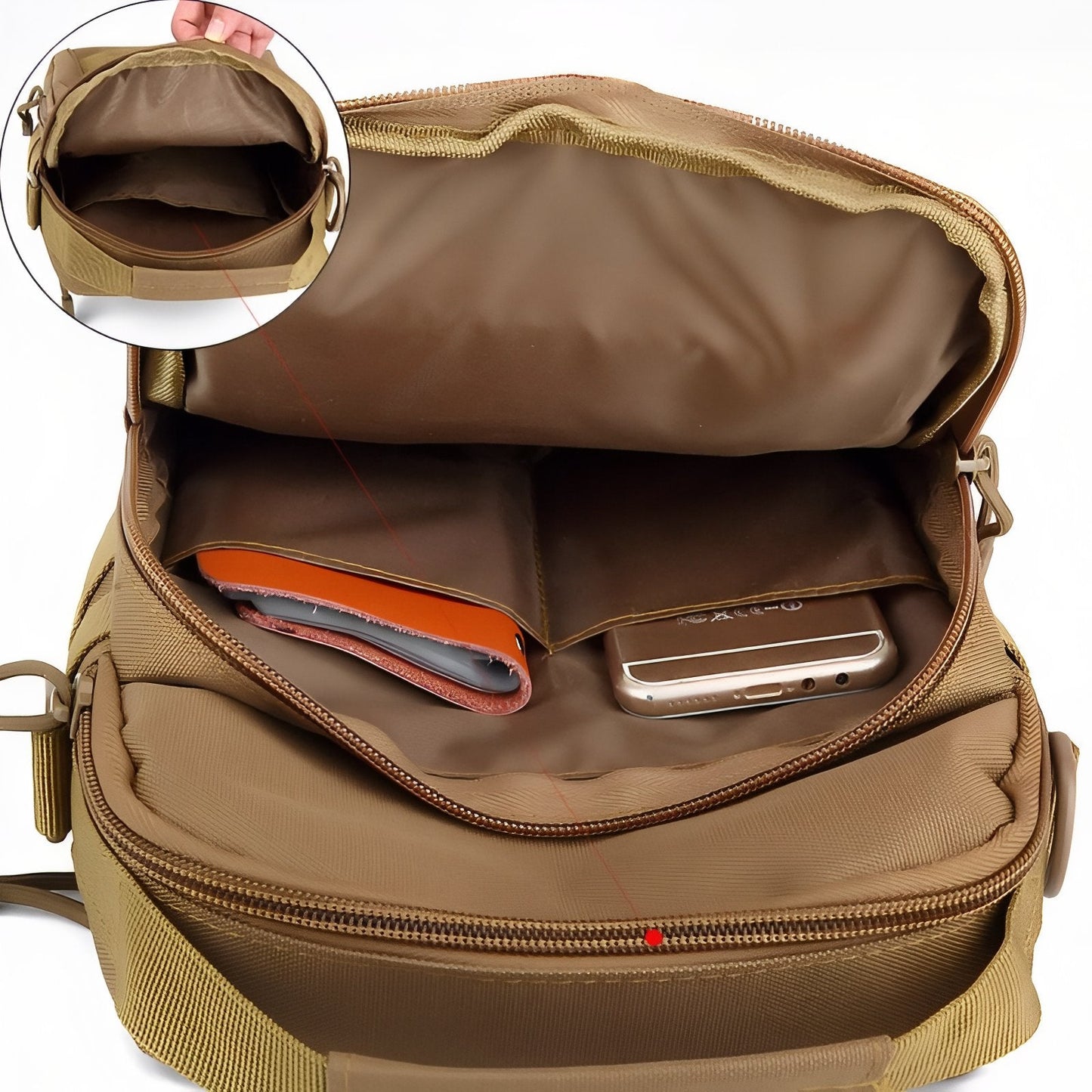 Sac Bandoulière pour la Randonnée Pratique et Esthétique