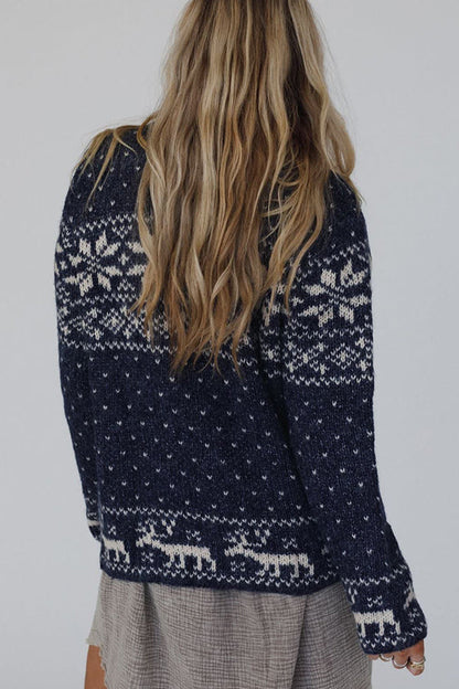Casual winter-pattern coat