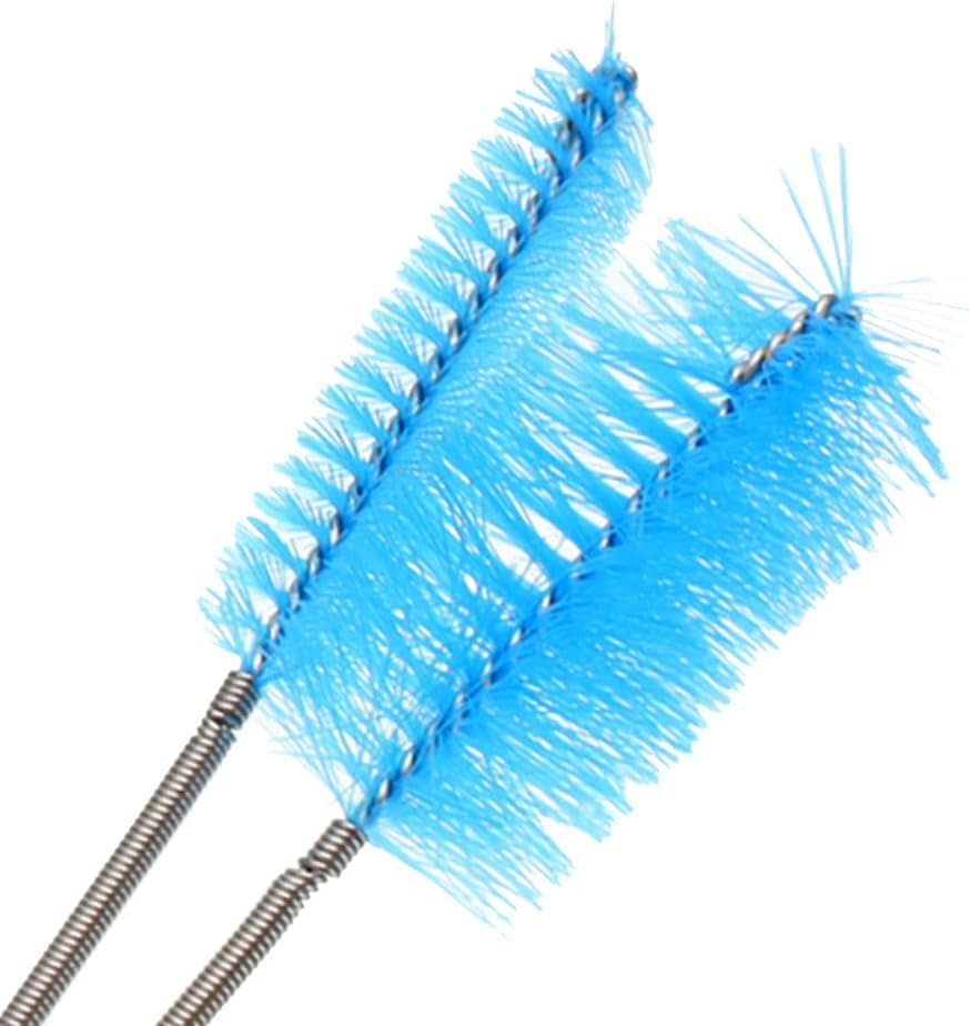 Brosse télescopique flexible pour tubes de nettoyage d'aquascaping