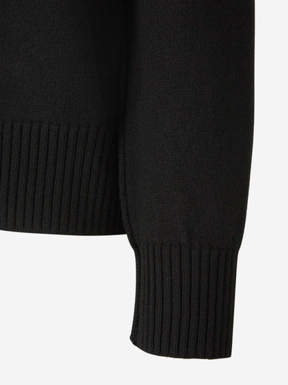 Pull confortable chic avec motif cœur