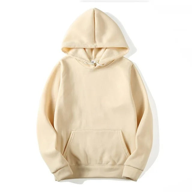 Hoodie sweat à capuche uni basique