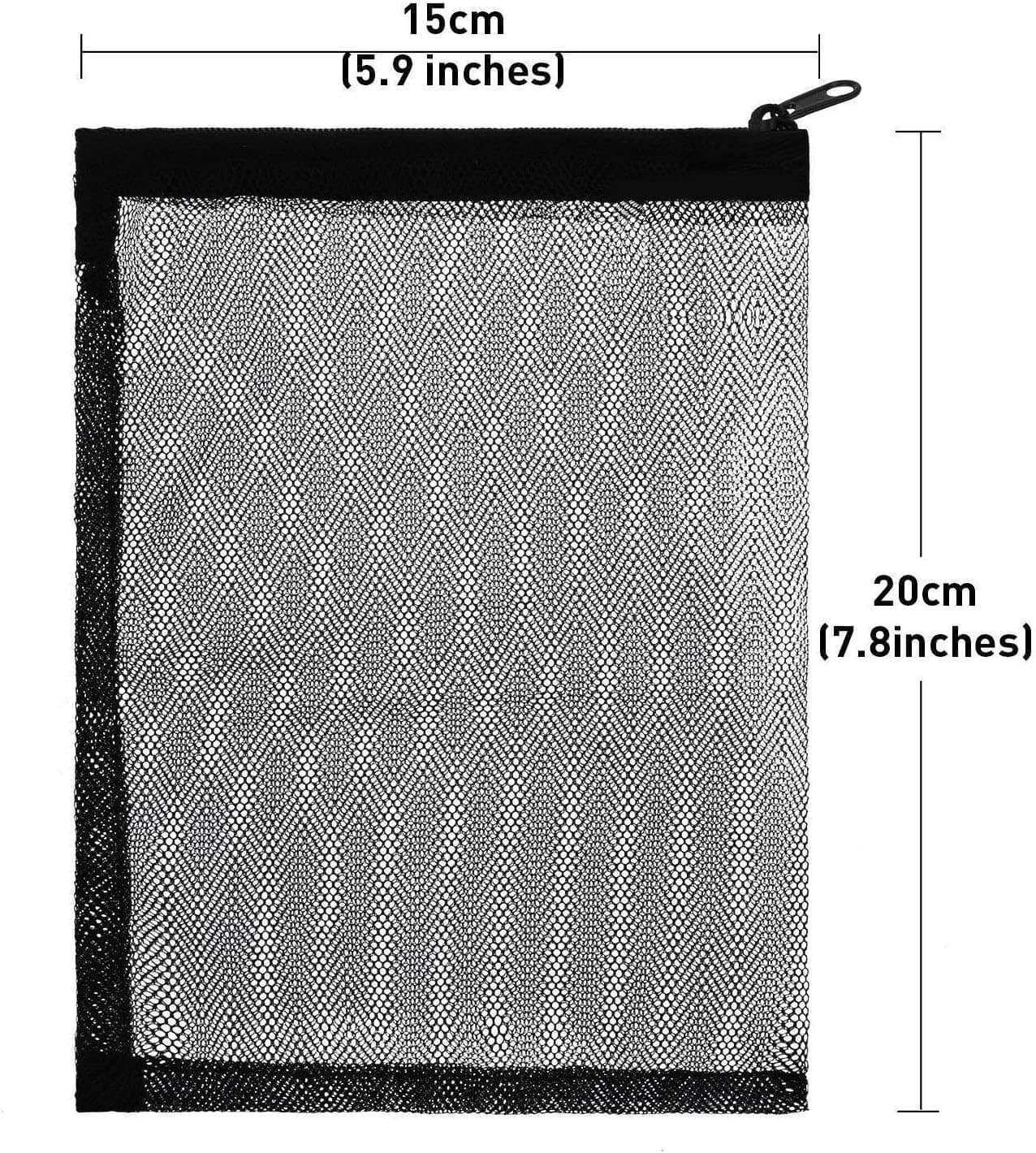 24 sacs filtrants pour aquarium - Taille 15x20cm - 12 pièces noires + 12 pièces blanches