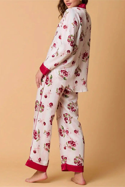 Ensemble de pyjama chic à motifs de fruits