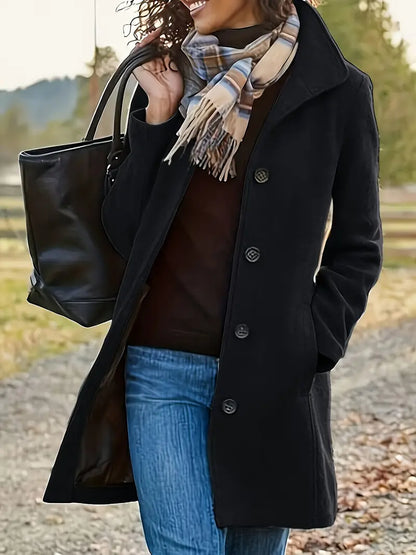 Manteau chic à un bouton élégant