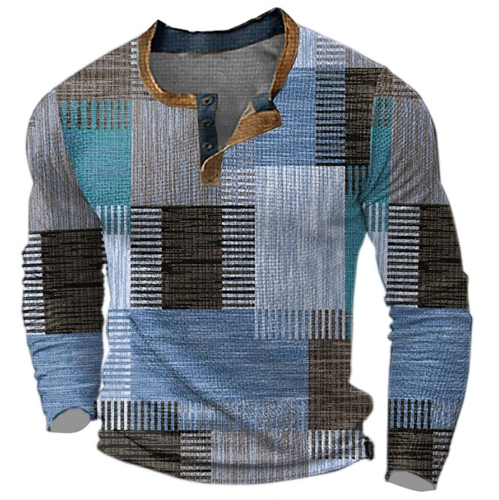 Pull patchwork au style bohème artistique