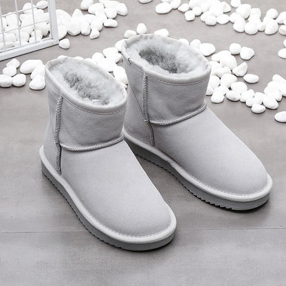 Elegante Winterstiefel aus Kunstwolle