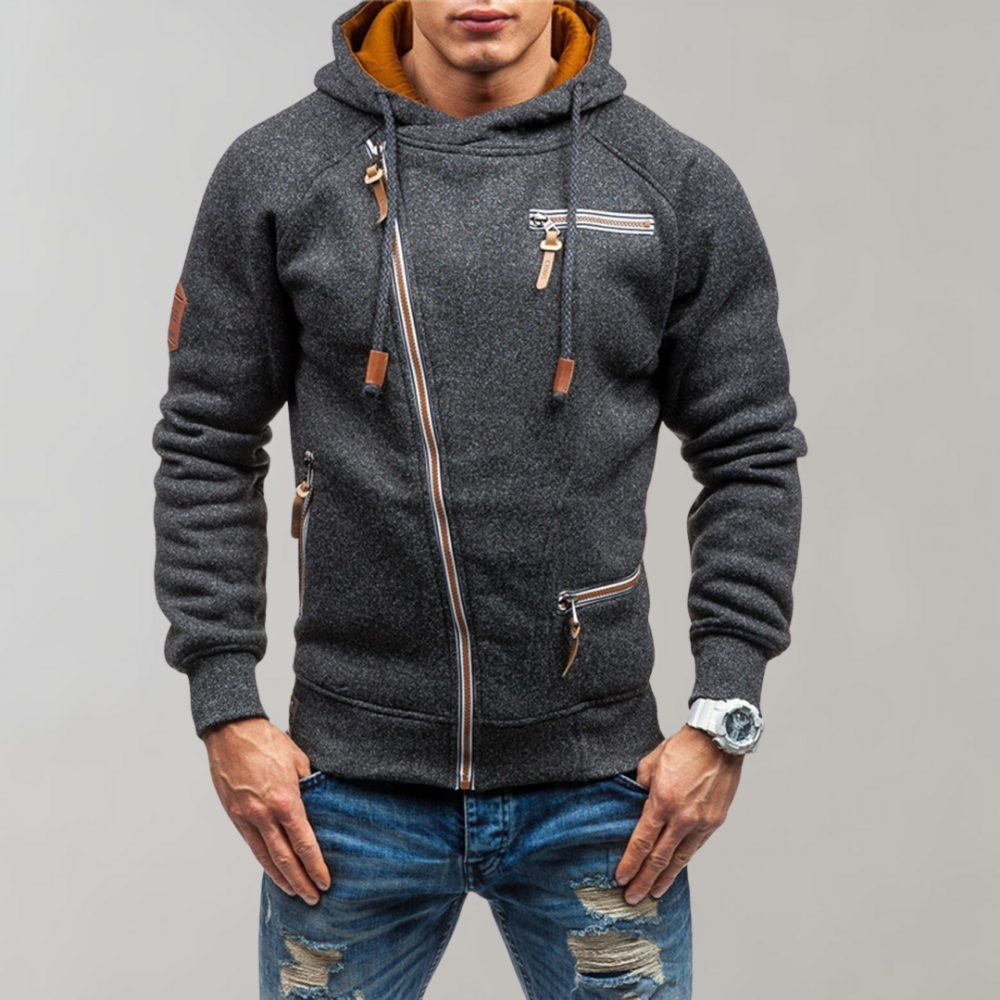 Hoodie zippé chic et confortable