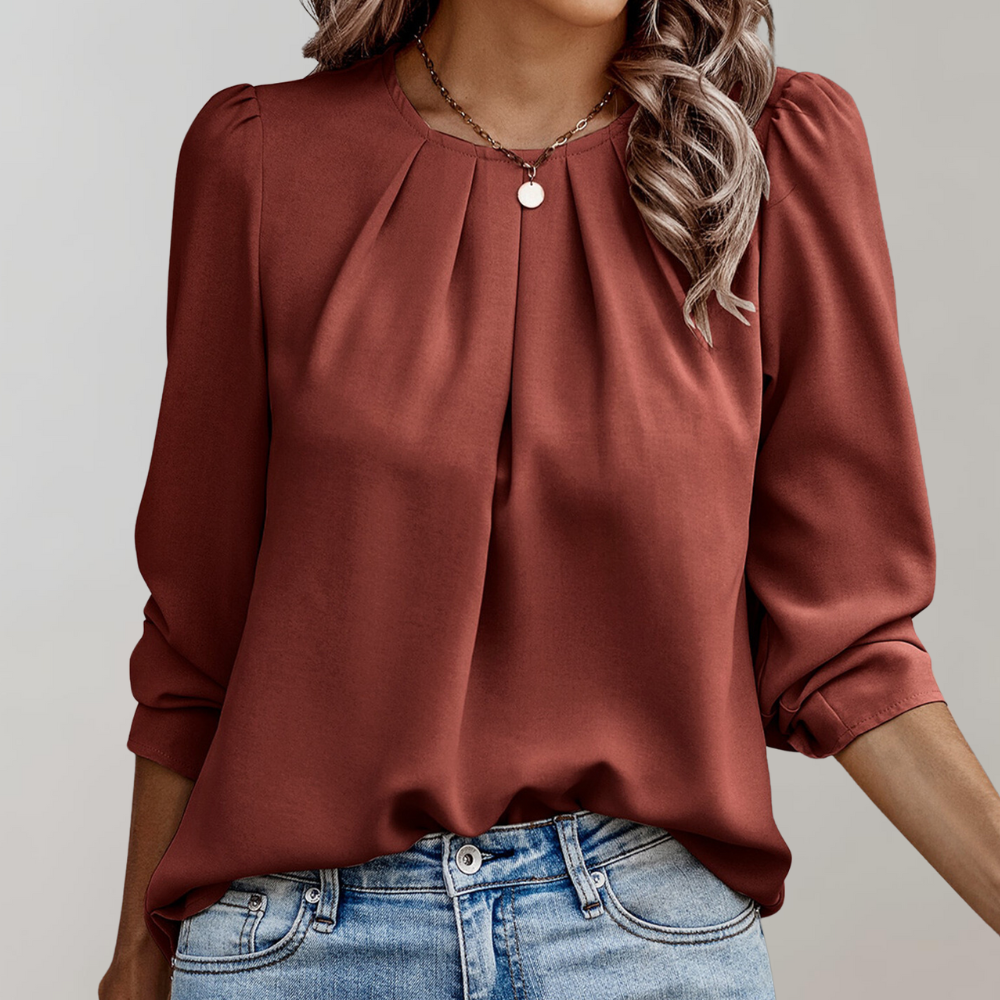 Blouse au style doux et romantique pour femme