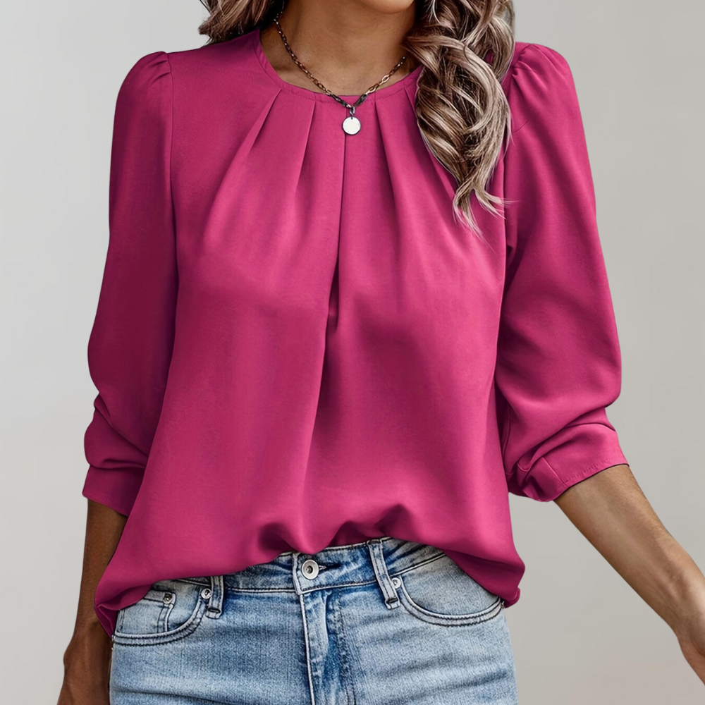 Blouse au style doux et romantique pour femme