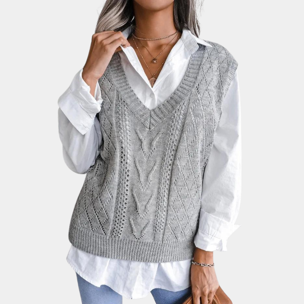 Eleganter Damen Cardigan mit V-Ausschnitt - Trendig und raffiniert
