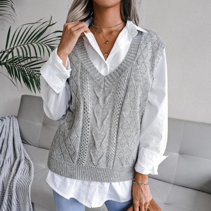 Eleganter Damen Cardigan mit V-Ausschnitt - Trendig und raffiniert