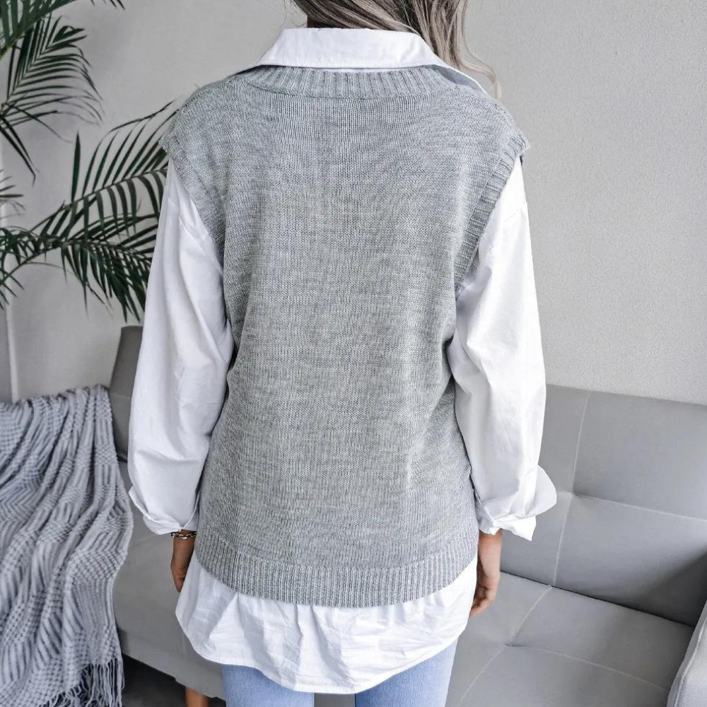 Eleganter Damen Cardigan mit V-Ausschnitt - Trendig und raffiniert