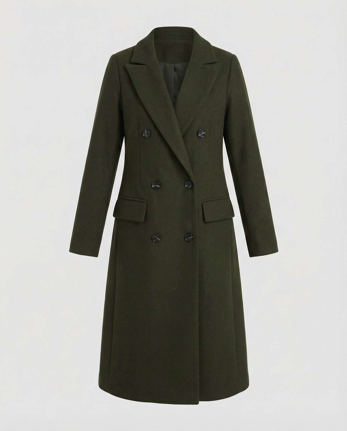 Warmer Damen-Trenchcoat für den Winter
