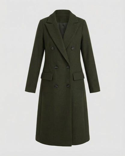 Warmer Damen-Trenchcoat für den Winter