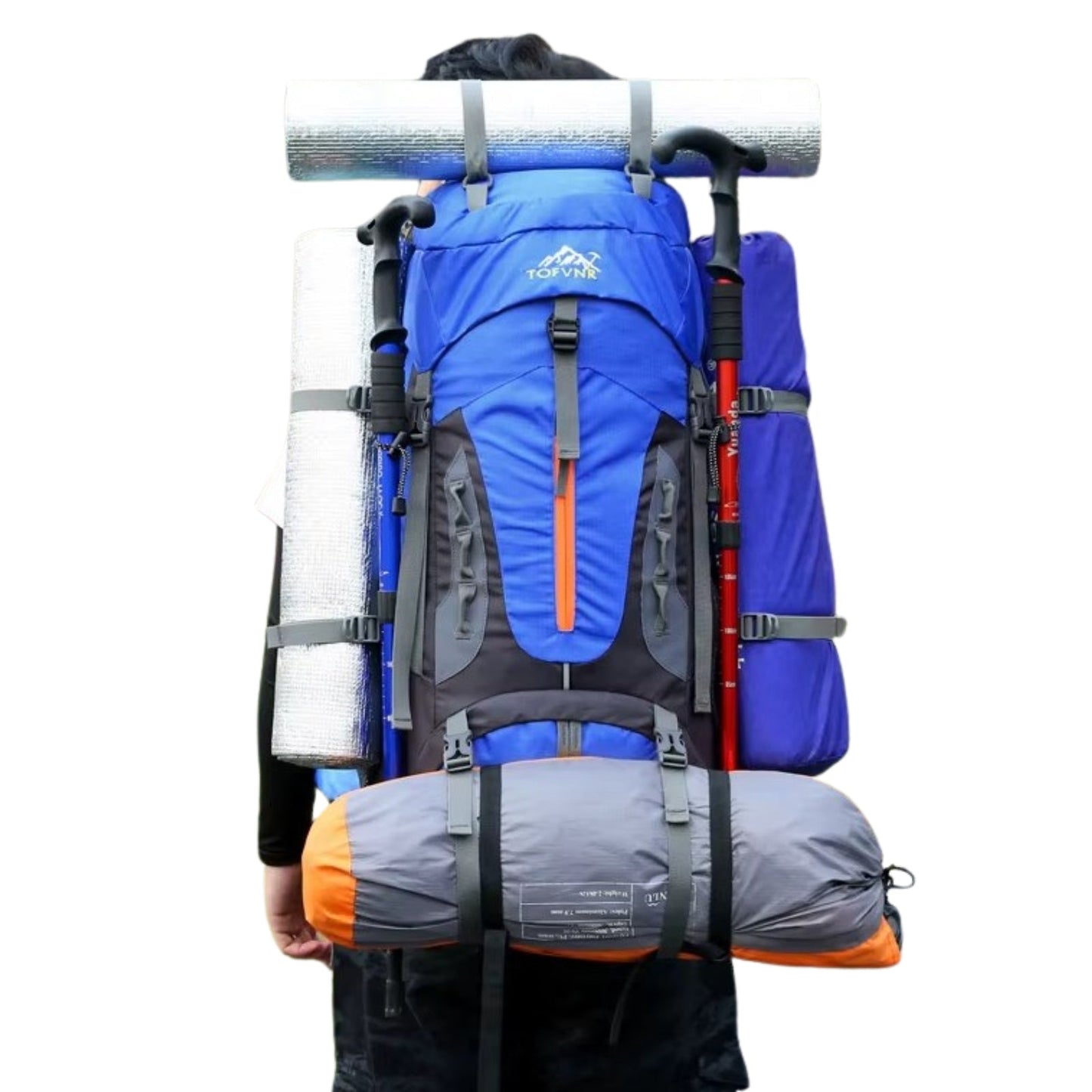 Sac à Dos de Randonnée pour Homme Capacité 70 Litres