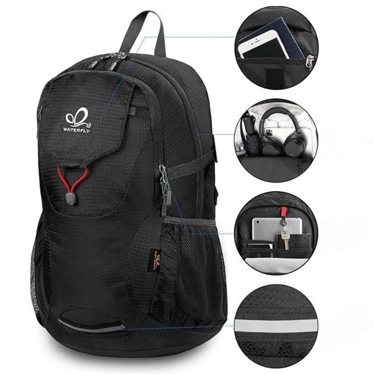 Sac à Dos de Randonnée 30L Légèreté Idéale pour Aventures en Plein Air