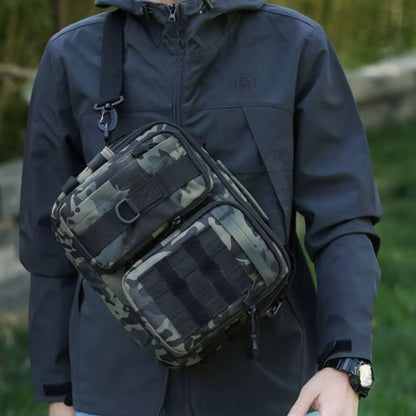 Sac Bandoulière Homme Style Militaire Pratique et Fonctionnel