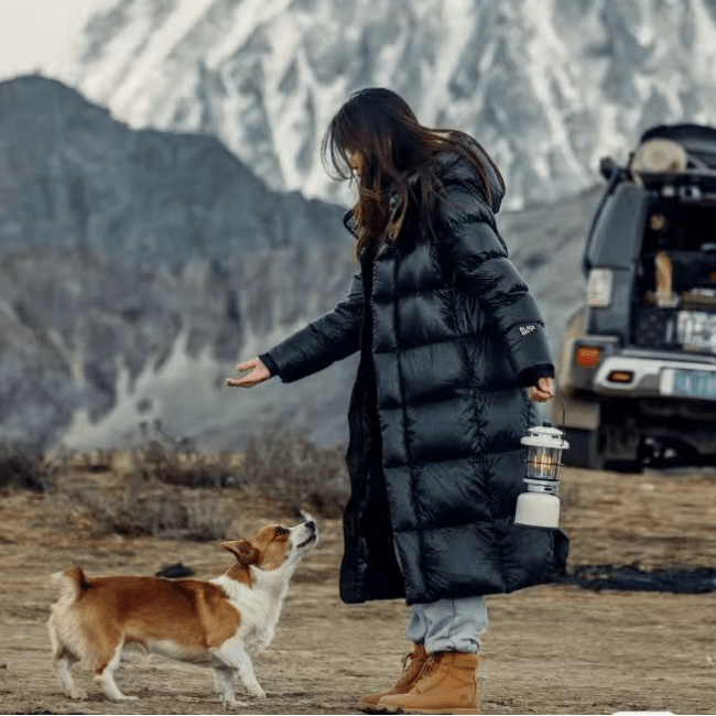 Doudoune Chaude et Longue Oversize pour Femme