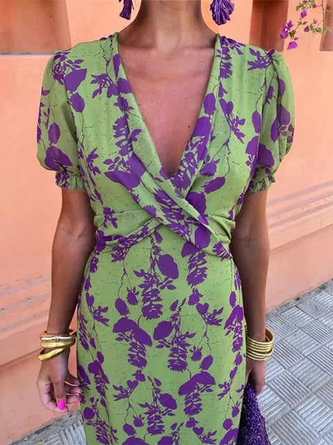 Chic midi dress for assured elegance on any occasion