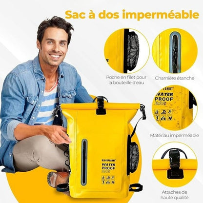 Sac à Dos de Randonnée Imperméable 30 Litres pour Aventuriers Outdoors