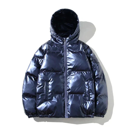 Puffer jacket élégante résistante au vent