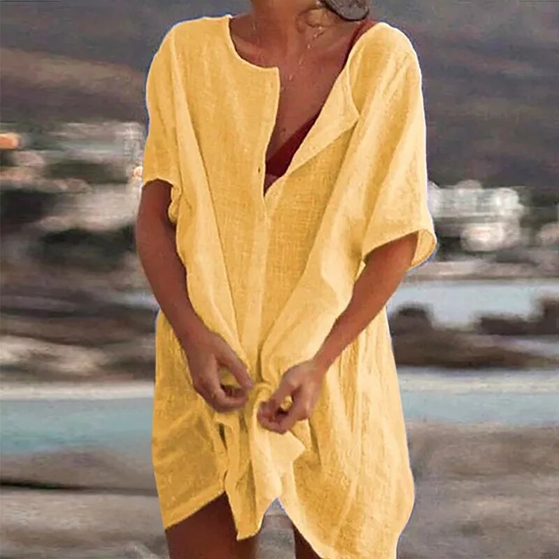 Robe casual élégante idéale pour vos moments de détente estivale
