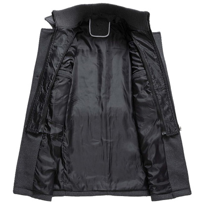 Manteau élégant léger en laine haut de gamme