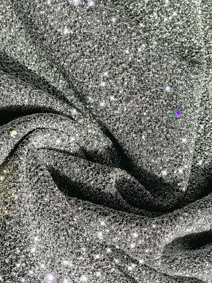 Robe à sequins pour femmes avec manches longues pour soirées et événements